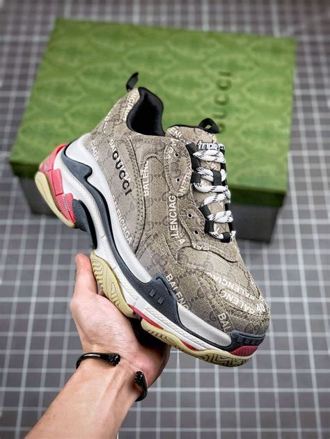 chaussure gucci balenciaga|gucci triple s sneakers.